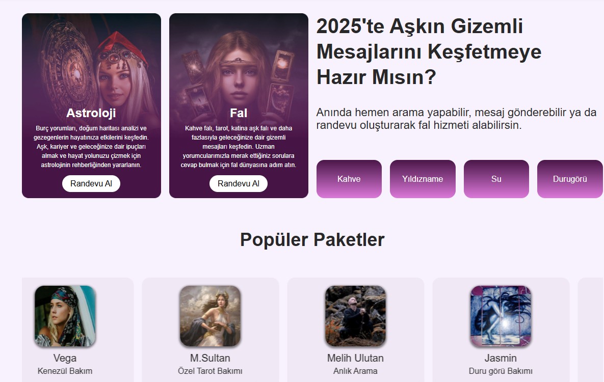 Tarot Falı Bak – Kalpbahcem.com