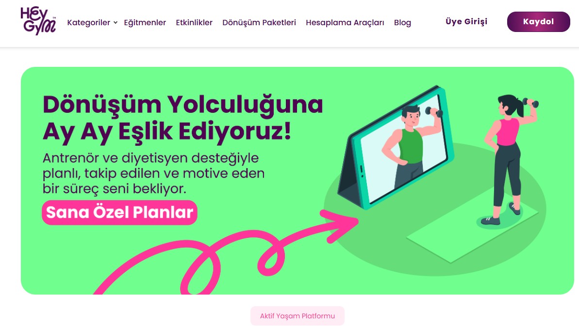 Online Pilates ve Online Pilates Dersi – Heygym.com