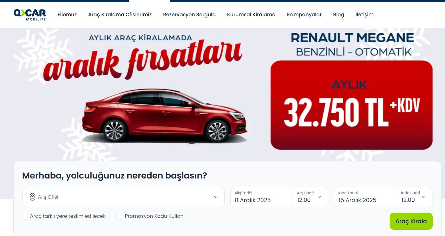 Konya Araç Kiralama – qcar.com.tr